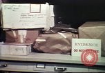 Image of Federal Bureau of Investigation footprint analysis Washington DC USA, 1977, second 9 stock footage video 65675063775