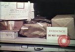 Image of Federal Bureau of Investigation footprint analysis Washington DC USA, 1977, second 10 stock footage video 65675063775