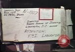 Image of Federal Bureau of Investigation footprint analysis Washington DC USA, 1977, second 11 stock footage video 65675063775