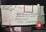 Image of Federal Bureau of Investigation footprint analysis Washington DC USA, 1977, second 12 stock footage video 65675063775