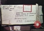 Image of Federal Bureau of Investigation footprint analysis Washington DC USA, 1977, second 13 stock footage video 65675063775