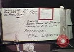 Image of Federal Bureau of Investigation footprint analysis Washington DC USA, 1977, second 15 stock footage video 65675063775