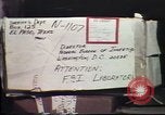 Image of Federal Bureau of Investigation footprint analysis Washington DC USA, 1977, second 16 stock footage video 65675063775