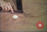Image of Federal Bureau of Investigation footprint analysis Washington DC USA, 1977, second 58 stock footage video 65675063775