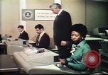 Image of Federal Bureau of Investigation fingerprint analysis Washington DC USA, 1977, second 4 stock footage video 65675063776