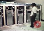 Image of Federal Bureau of Investigation fingerprint analysis Washington DC USA, 1977, second 11 stock footage video 65675063776