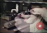 Image of Federal Bureau of Investigation fingerprint analysis Washington DC USA, 1977, second 46 stock footage video 65675063776