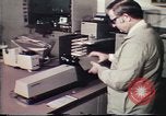 Image of Federal Bureau of Investigation fingerprint analysis Washington DC USA, 1977, second 48 stock footage video 65675063776
