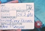 Image of United States soldiers Saigon Vietnam, 1969, second 5 stock footage video 65675063782