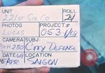 Image of United States soldiers Saigon Vietnam, 1969, second 7 stock footage video 65675063782