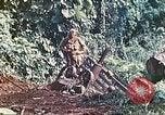 Immagine di Noi 5 Marines utilizzare il verricello per tirare il veicolo blindato in salita Talasea Nuova Gran Bretagna Papua Nuova Guinea, 1944, secondo 40 filmato di repertorio 65675063814