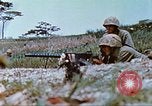 Image of 6th Marine Division machine guns Okinawa Ryukyu Islands, 1945, second 51 stock footage video 65675063817