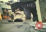Image of 3rd Marine Division tanks come ashore  Iwo Jima, 1945, second 13 stock footage video 65675063851