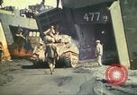 Image of 3rd Marine Division tanks come ashore  Iwo Jima, 1945, second 15 stock footage video 65675063851