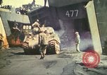 Image of 3rd Marine Division tanks come ashore  Iwo Jima, 1945, second 16 stock footage video 65675063851