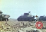 Image of 3rd Marine Division Sherman tanks fire at Japanese positions Iwo Jima, 1945, second 11 stock footage video 65675063852