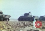 Image of 3rd Marine Division Sherman tanks fire at Japanese positions Iwo Jima, 1945, second 15 stock footage video 65675063852