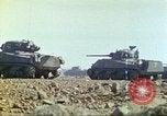 Image of 3rd Marine Division Sherman tanks fire at Japanese positions Iwo Jima, 1945, second 26 stock footage video 65675063852
