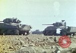 Image of 3rd Marine Division Sherman tanks fire at Japanese positions Iwo Jima, 1945, second 32 stock footage video 65675063852