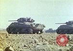 Image of 3rd Marine Division Sherman tanks fire at Japanese positions Iwo Jima, 1945, second 33 stock footage video 65675063852