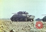 Image of 3rd Marine Division Sherman tanks fire at Japanese positions Iwo Jima, 1945, second 34 stock footage video 65675063852