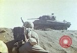Image of 3rd Marine Division Sherman tanks fire at Japanese positions Iwo Jima, 1945, second 39 stock footage video 65675063852