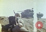 Image of 3rd Marine Division Sherman tanks fire at Japanese positions Iwo Jima, 1945, second 41 stock footage video 65675063852