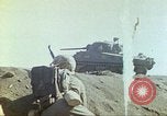 Image of 3rd Marine Division Sherman tanks fire at Japanese positions Iwo Jima, 1945, second 46 stock footage video 65675063852