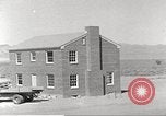 Image of Operation Cue brick house in nuclear blast Nevada United States USA, 1955, second 3 stock footage video 65675063890