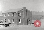 Image of Operation Cue brick house in nuclear blast Nevada United States USA, 1955, second 14 stock footage video 65675063890