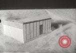 Image of Operation Cue nuclear testing staff and test house  Nevada United States USA, 1955, second 24 stock footage video 65675063895