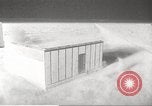 Image of Operation Cue nuclear testing staff and test house  Nevada United States USA, 1955, second 42 stock footage video 65675063895