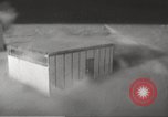 Image of Operation Cue nuclear testing staff and test house  Nevada United States USA, 1955, second 43 stock footage video 65675063895