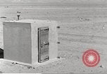 Image of Operation Cue bomb shelters during nuclear blast Nevada United States USA, 1955, second 7 stock footage video 65675063896