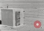 Image of Operation Cue bomb shelters during nuclear blast Nevada United States USA, 1955, second 8 stock footage video 65675063896