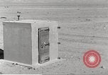 Image of Operation Cue bomb shelters during nuclear blast Nevada United States USA, 1955, second 11 stock footage video 65675063896