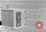 Image of Operation Cue bomb shelters during nuclear blast Nevada United States USA, 1955, second 18 stock footage video 65675063896