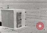 Image of Operation Cue bomb shelters during nuclear blast Nevada United States USA, 1955, second 21 stock footage video 65675063896