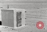 Image of Operation Cue bomb shelters during nuclear blast Nevada United States USA, 1955, second 25 stock footage video 65675063896