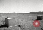Image of Operation Cue bomb shelters during nuclear blast Nevada United States USA, 1955, second 40 stock footage video 65675063896