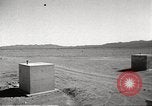 Image of Operation Cue bomb shelters during nuclear blast Nevada United States USA, 1955, second 41 stock footage video 65675063896