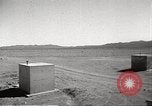 Image of Operation Cue bomb shelters during nuclear blast Nevada United States USA, 1955, second 42 stock footage video 65675063896