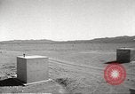 Image of Operation Cue bomb shelters during nuclear blast Nevada United States USA, 1955, second 49 stock footage video 65675063896