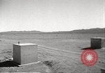 Image of Operation Cue bomb shelters during nuclear blast Nevada United States USA, 1955, second 51 stock footage video 65675063896