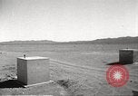 Image of Operation Cue bomb shelters during nuclear blast Nevada United States USA, 1955, second 53 stock footage video 65675063896