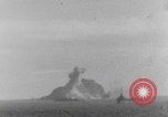 Image of US Warships fire guns at Corregidor Philippines, 1945, second 25 stock footage video 65675063916