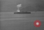 Standbild Explosion auf Fort Drum Zweiten Weltkrieg Philippinen, 1945, aus Sekunde 32 historischem Filmmaterial Videoclip 65675063920