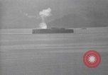 Standbild Explosion auf Fort Drum Zweiten Weltkrieg Philippinen, 1945, aus Sekunde 34 historischem Filmmaterial Videoclip 65675063920