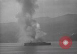 Standbild Explosion auf Fort Drum Zweiten Weltkrieg Philippinen, 1945, aus Sekunde 57 historischem Filmmaterial Videoclip 65675063920