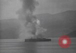 Standbild Explosion auf Fort Drum Zweiten Weltkrieg Philippinen, 1945, aus Sekunde 58 historischem Filmmaterial Videoclip 65675063920